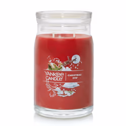 Yankee Candle Christmas Eve Scented  Signature 20oz Large Jar 2-Wick Candle  Over 60 Hours of Burn Time  Christmas | Holiday  ...
