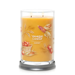 Yankee Candle Harvest Scented  Signature 20oz Large Tumbler 2-Wick Candle  Over 60 Hours of Burn Time