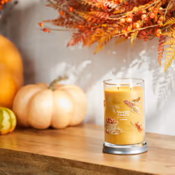 Yankee Candle Harvest Scented  Signature 20oz Large Tumbler 2-Wick Candle  Over 60 Hours of Burn Time