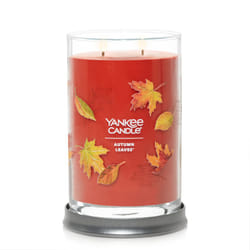 Yankee Candle Autumn Leaves Scented Signature 20oz Large Tumbler 2-Wick Candle Over 60 Hours of Burn Time