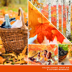 Yankee Candle Autumn Leaves Scented  Signature 4.3oz Small Tumbler Single Wick Candle  Over 20 Hours of Burn Time
