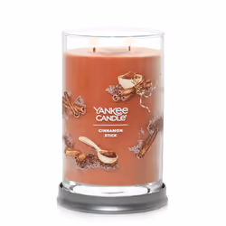 Yankee Candle Cinnamon Stick Scented  Signature 20oz Large Tumbler 2-Wick Candle  Over 60 Hours of Burn Time