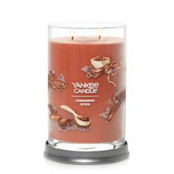 Yankee Candle Cinnamon Stick Scented  Signature 20oz Large Tumbler 2-Wick Candle  Over 60 Hours of Burn Time