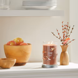 Yankee Candle Cinnamon Stick Scented  Signature 20oz Large Tumbler 2-Wick Candle  Over 60 Hours of Burn Time