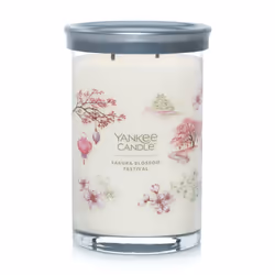 Yankee Candle Sakura Blossom Festival Scented  Signature 20oz Large Tumbler 2-Wick Candle  Over 60 Hours of Burn Time