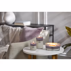 WoodWick Amethyst Sky Scented Trilogy Medium Hourglass Candle  Crackles as it Burns  Great for Gifting 9.7oz