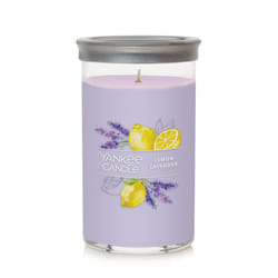 Yankee Candle Lemon Lavender Signature Medium Pillar Candle  14.25oz