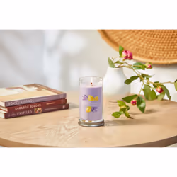 Yankee Candle Lemon Lavender Signature Medium Pillar Candle  14.25oz