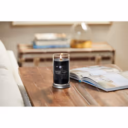 Yankee Candle MidSummer's Night Signature Medium Pillar Candle  14.25oz Black