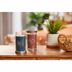 Yankee Candle Bayside Cedar Signature Medium Pillar Candle  14.25oz