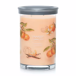 Yankee Candle Tangerine & Vanilla Scented Signature 20oz Large Tumbler 2-Wick Candle Over 60 Hours of Burn Time