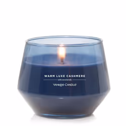 Yankee Candle Studio Medium Candle  Warm Luxe Cashmere  10 oz LongLasting  EssentialOil Scented Soy Wax Blend Candle  4065