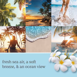 Yankee Candle Beach Escape Scented  Signature 13oz Medium Jar 2-Wick Candle  Over 35 Hours of Burn Time