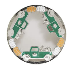 Yankee Candle Autumn Pumpkins with Green Truck Illuma-Lid Jar Candle Topper - For Large and Medium Original Jar Candles Only - Does Not Fit Signature