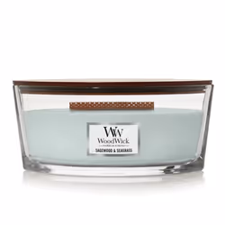 WoodWick Ellipse Candle Sagewood & Seagrass 16 oz.