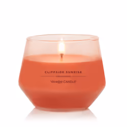 Yankee Candle Studio Medium Candle Cliffside Sunrise 10 oz: Long-Lasting Essential-Oil Scented Soy Wax Blend Candle | 40-6 ...