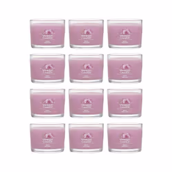 Yankee Candle Signature Votive Mini Candle Jar Wild Orchid Scent Natural Soy Wax Blend Candle with Natural Fiber Wick 1.3 ...