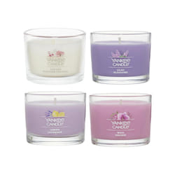Yankee Candle Signature Votive Mini Candle Jars Mother's Day Variety Pack  1 Lemon Lavender  1 Wild Orchid  1 Sakura Bloom Festival  1 Lilac Blossoms