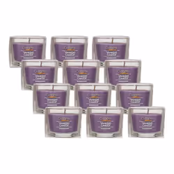 Yankee Candle Signature Votive Mini Candle Jar Stargazing Scent Natural Soy Wax Blend Candle with Natural Fiber Wick 1.3 O ...