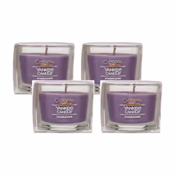 Yankee Candle Signature Votive Mini Candle Jar Stargazing Scent Natural Soy Wax Blend Candle with Natural Fiber Wick 1.3 O ...