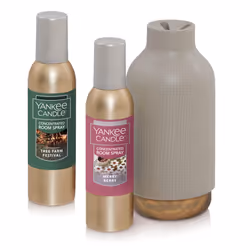 Yankee Candle Concentrated Air Freshener Room Spray  Odor Eliminator for Home  Bathroom  Tree Farm Festival  1.5 Oz (Pack of 3)