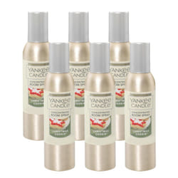 Yankee Candle Concentrated Air Freshener Room Spray  Odor Eliminator for Home  Bathroom  Christmas Cookie  1.5 Oz (Pack of 6)