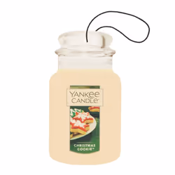 Yankee Candle Paper Car Jar Christmas Cookie (Pack of 6)