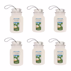 Yankee Candle Paper Car Jar  Clean Cotton (Pack of 6)