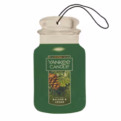 Yankee Candle Paper Car Jar Balsam & Cedar (Pack of 6)