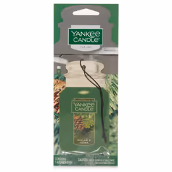 Yankee Candle Paper Car Jar  Balsam & Cedar (Pack of 6)