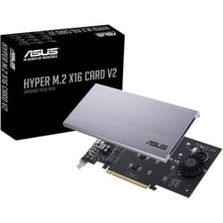 ASUS Hyper M.2 X16 PCIe 3.0 X4 Expansion Card V2 Supports 4 NVMe M.2 (