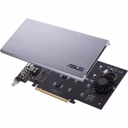 ASUS Hyper M.2 X16 PCIe 3.0 X4 Expansion Card V2 Supports 4 NVMe M.2 (