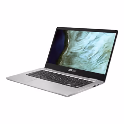 ASUS Chromebook C423NA-WB04 laptop Intel® Celeron® N3350 35.6 cm (14") HD 4 GB LPDDR4-SDRAM 64 GB eMMC Wi-Fi 5 (802.11ac) ChromeOS Silver