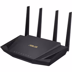 ASUS RT-AX58U WIFI 6 AX3000 Dual-Band Mesh WiFi System Router, AIMESH, Ofdma increase throughput, MU-MIMO Tech increase Capac ...