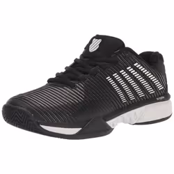 K-Swiss Mens Hypercourt Express 2 Tennis Shoe BlackWhiteHighrise 85 M