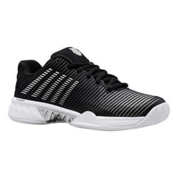 K-Swiss Women's Hypercourt Express 2 Tennis Shoe  Black/White/Silver  7 M