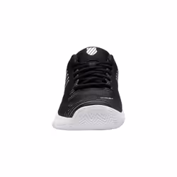K-Swiss Women's Hypercourt Express 2 Tennis Shoe  Black/White/Silver  7 M
