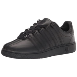 K-Swiss Men's Classic VN Leather Sneaker  Black/Black  11.5 M