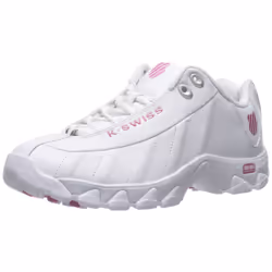 K-Swiss Women's ST329 CMF Sneaker  White/Shocking Pink  8.5 W