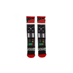 Star Wars 882231 Star Wars Darth Vader Santa Hat Athletic Crew Socks, Multi Color