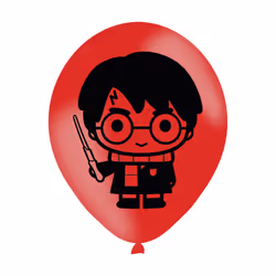 Amscan 9905196, Toy balloon, Latex, Red, Image, Harry Potter, 279 mm