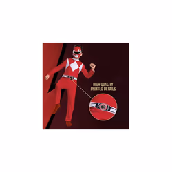 DISGUISE 115669K Superhero Red Power Rangers Costume Kids, M
