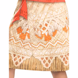 )) Basic Moana costume for girls - 5 - 6 years (109 - 126 cm