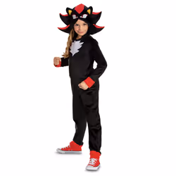 Disguise Shadow Fancy Dress Costume, 4-6 Years, Fancy costume, Child, Unisex, Movie, Animal, Black, Red