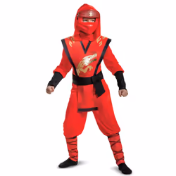 Disguise Kai Legacy Fancy Dress Costume, 7-8 Years, Fancy costume, Child, Unisex, Movie, Warrior, Red