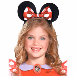 )) Girls' classic red Minnie Mouse costume - 5 - 6 years (109 - 126 cm