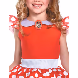 ) Girls' classic red Minnie Mouse costume - 3 - 4 years (97 - 109 cm
