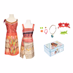 Disney Princess Moana Dress Up Trunk - 11 Pieces [Amazon Exclusive]