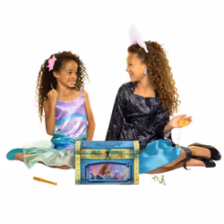 Disney The Little Mermaid Ariel & Ursula Dress Up Trunk  Treasure Chest Includes Ariel and Ursula's Outfit Dresses with Accessories [Amazon Exclusive]