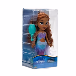 Disney The Little Mermaid Ariel 6"" Petite Doll with Hair Comb